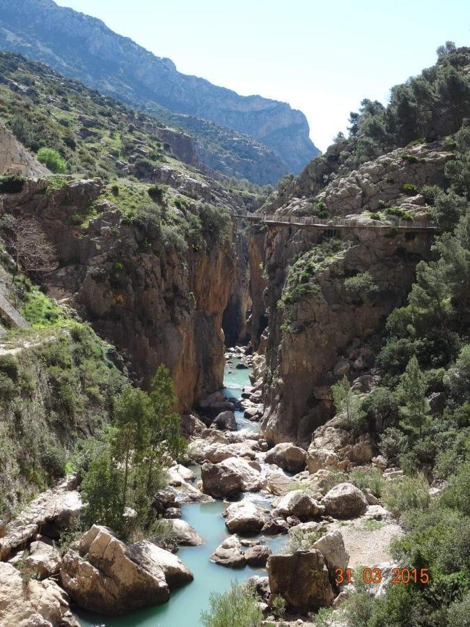 Alojamiento Rural El Paraiso Del Chorro Exteriör bild